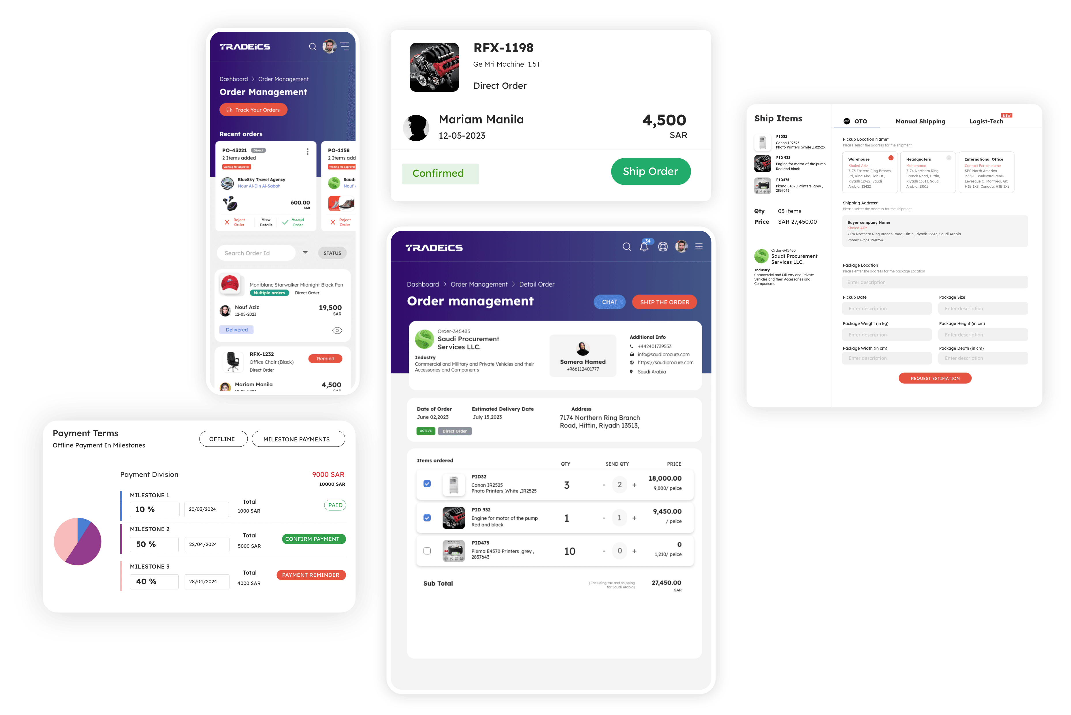 Tradeics provides supply chain visibility across the full order life cycle along with automation and smart business rules that consider all constraints and service level requirements